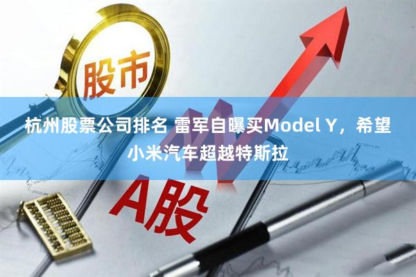 杭州股票公司排名 雷军自曝买Model Y，希望小米汽车超越特斯拉